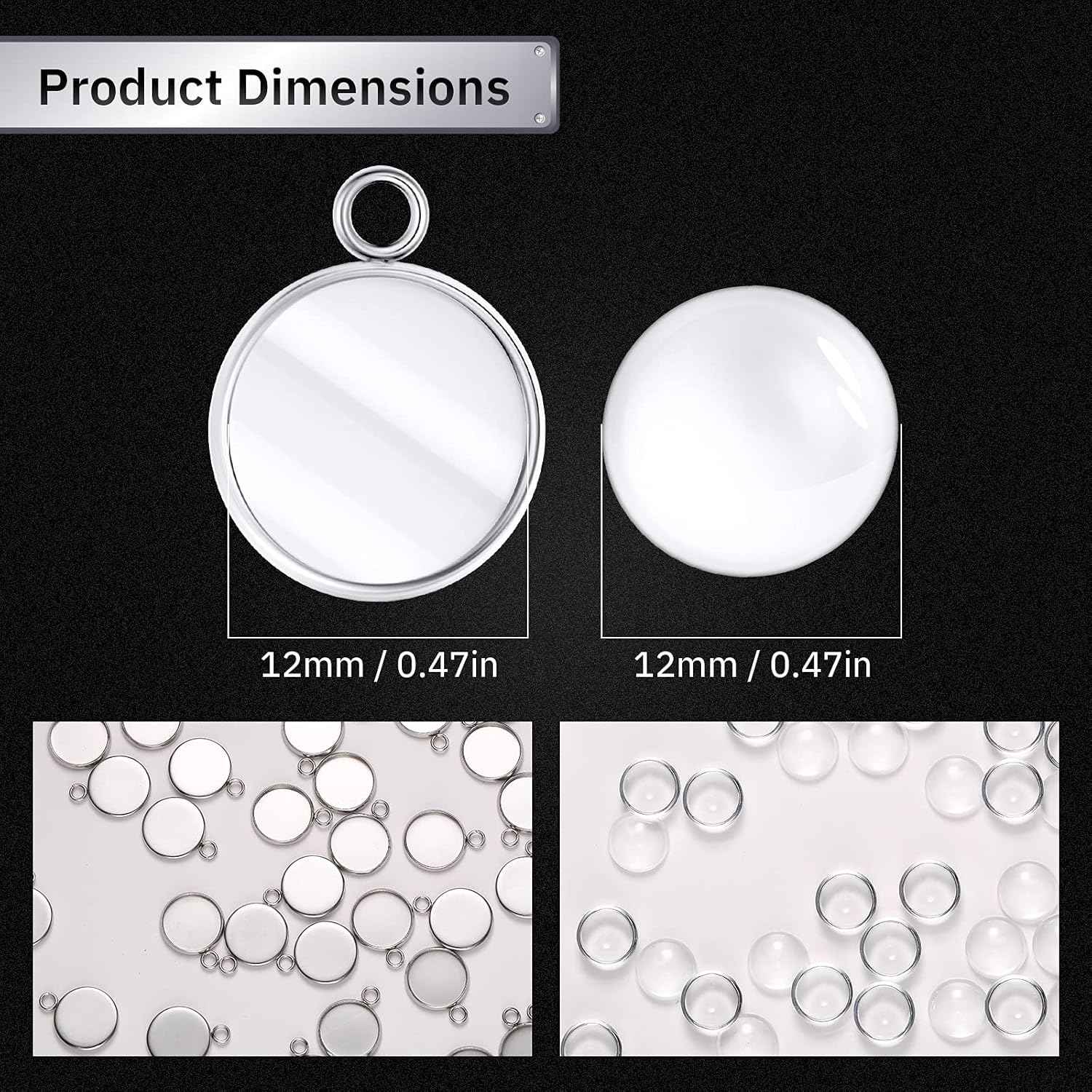 20-delige roestvrijstalen rond - Resin Crafts Diy recensie en prijs
