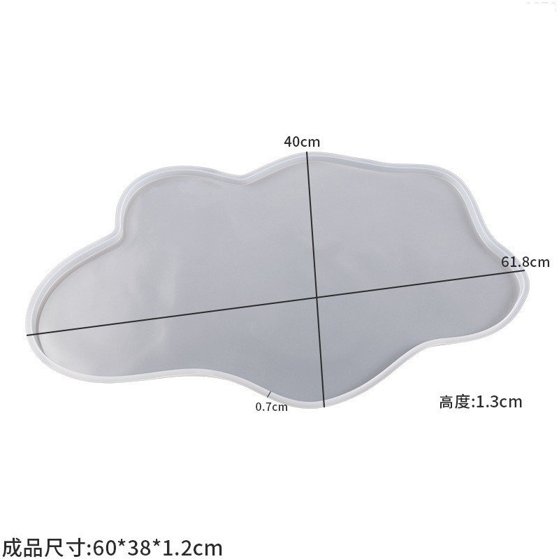 Grote 61cm onregelmatige schaa - Resin Ocean Wave Mold recensie en prijs