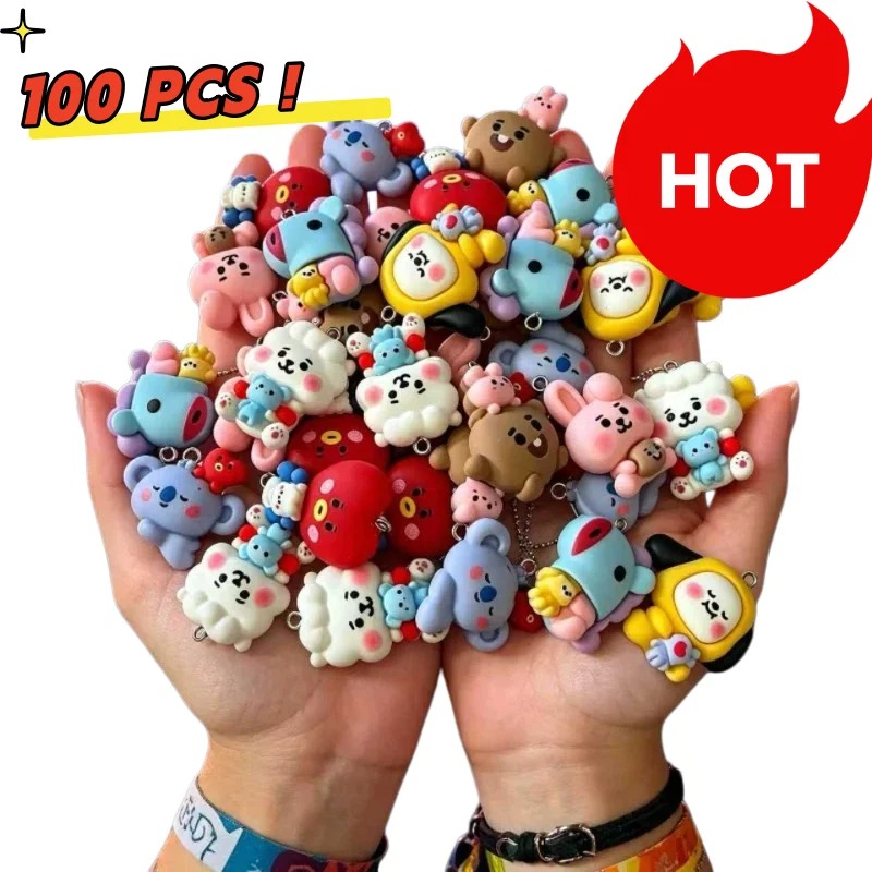 7 stks BT21 Hars Cartoon Charm - Resin Crafts Diy recensie en prijs