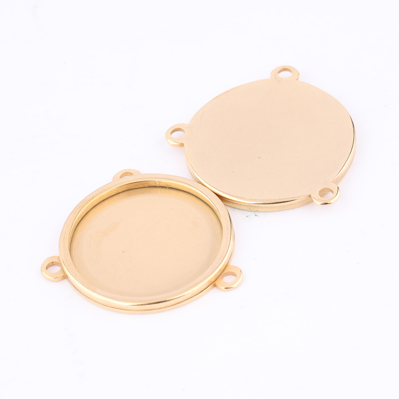 5 stuks roestvrij staal vergul - Bezels Set Pendant recensie en prijs