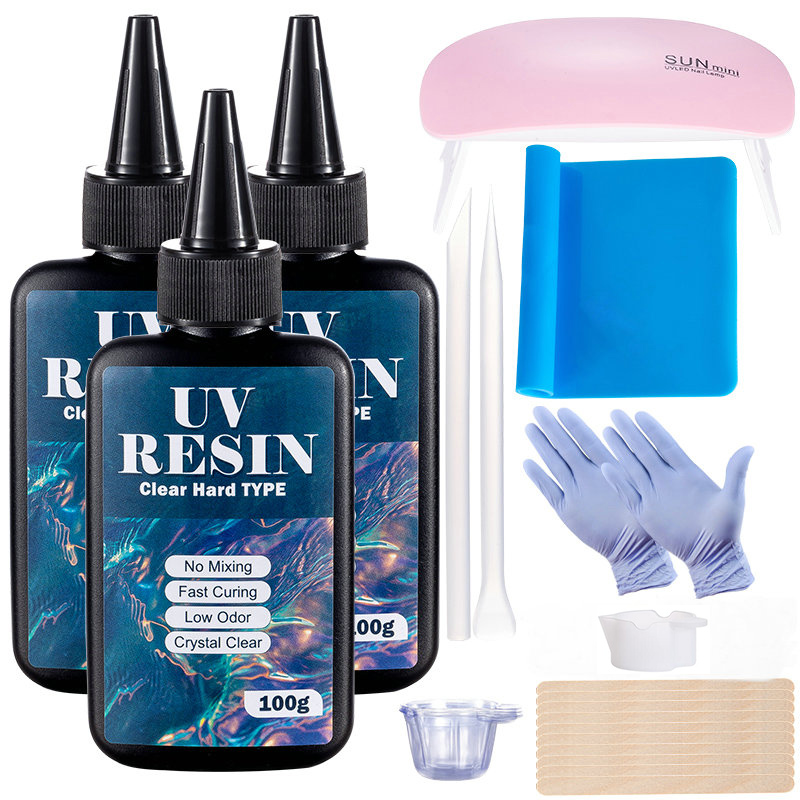 100g/250g helder UV-hars hard  - Resin Jewelry Kit recensie en prijs