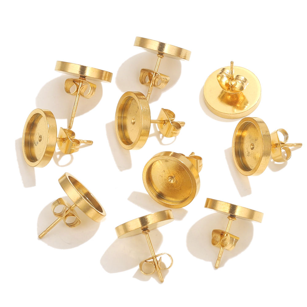 10st roestvrij staal gouden oo - Resin Jewelry Kit recensie en prijs