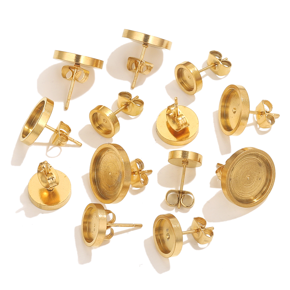 10st roestvrij staal gouden oo - Resin Jewelry Kit recensie en prijs